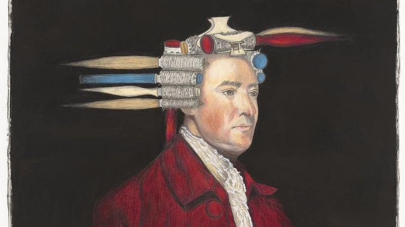 Edmund Burke: Tight Roundy Brush Blow Dry (with butterfly clips), 2022