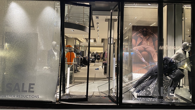 The Boss shop is at the St Stephen's Green end of Grafton Street, between South Anne Street and Chatham Street