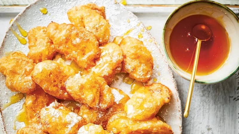 Fried bananas from One Wok, One Pot (Sam Folan/PA)