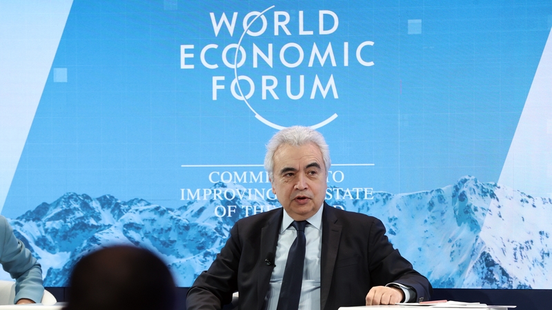 International Energy Agency head Fatih Birol is at Davos this week