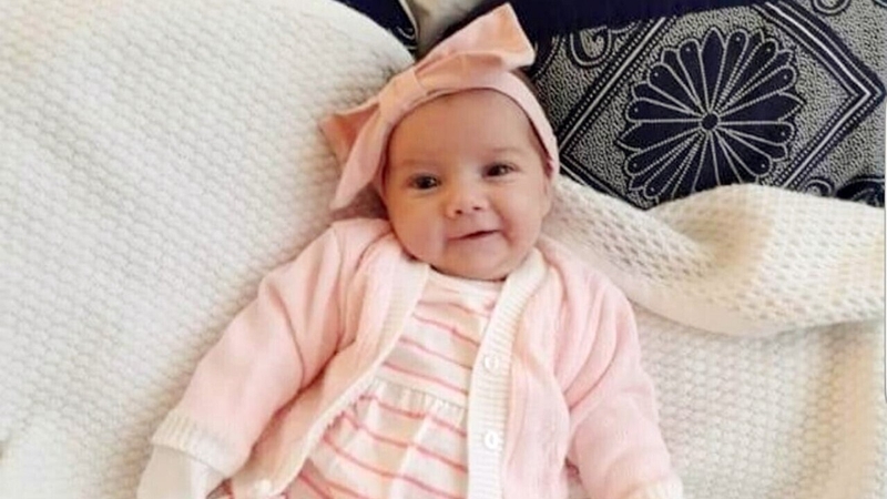 Three-month-old Mia O'Connell was killed in the attack