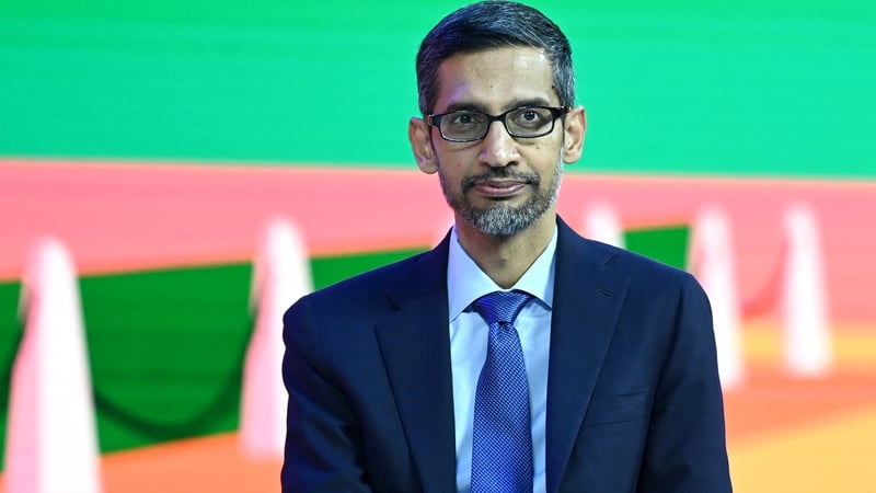 Alphabet chief executive Sundar Pichai