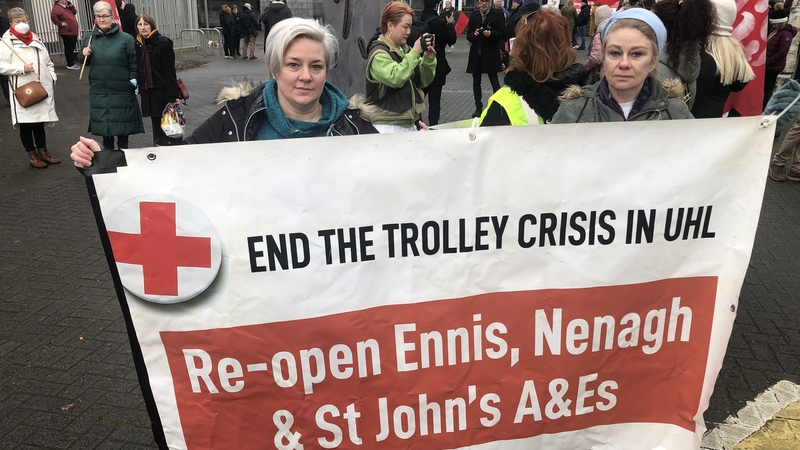 The campaign group is demanding better delivery of ED services and an end to the chronic overcrowding