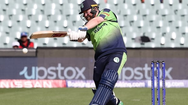 Paul Stirling put on a 104-run partnership with Stephen Doheny