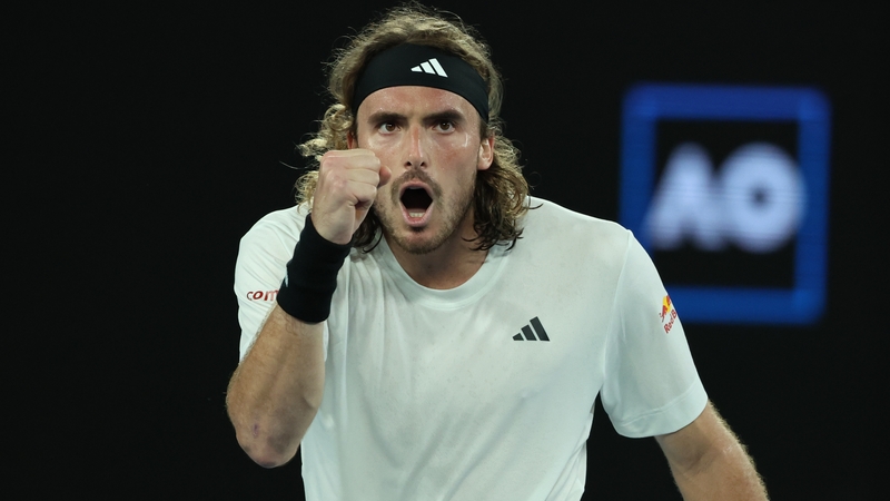 Stefanos Tsitsipas is into the last eight