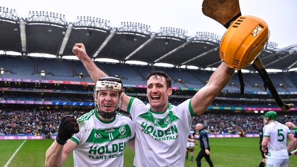 TJ Reid and Colm Fennelly after the win