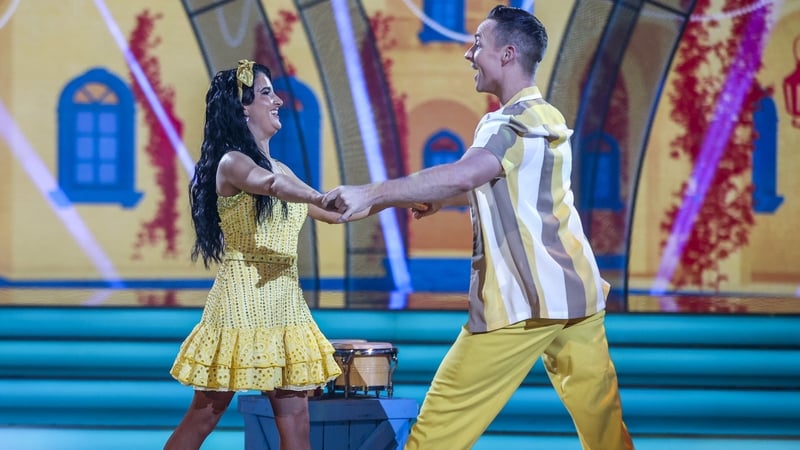 Leah O'Rourke with her Ddance partner John Nolan