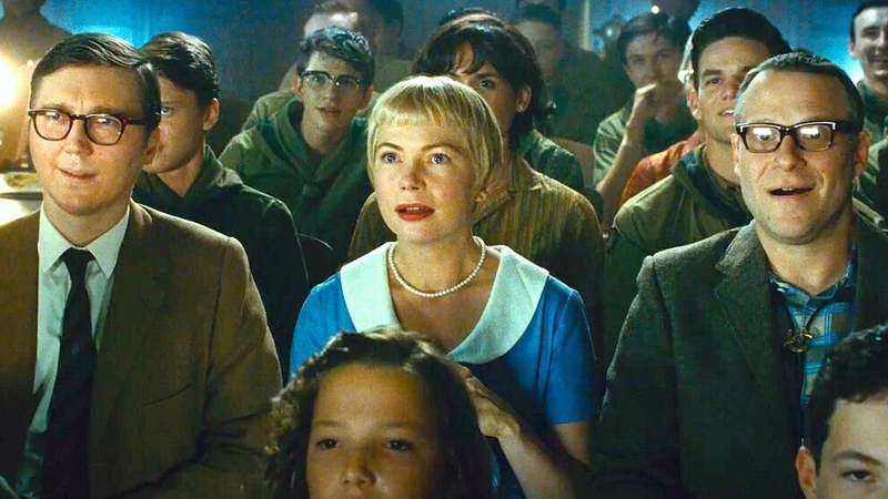 Paul Dano, Michelle Williams and Judd Hirsch in The Fabelmans