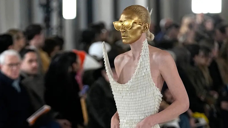 Celebrities have descended on the French capital for the catwalk shows. By Katie Wright.