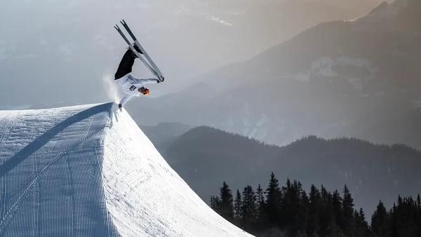 Imy Brighty-Potts explores a new world of snow sports at Laax, Switzerland.