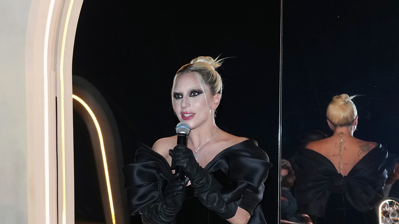 Lady Gaga: "Thank you so much to the Academy for nominating my song Hold My Hand for an Oscar this year!"