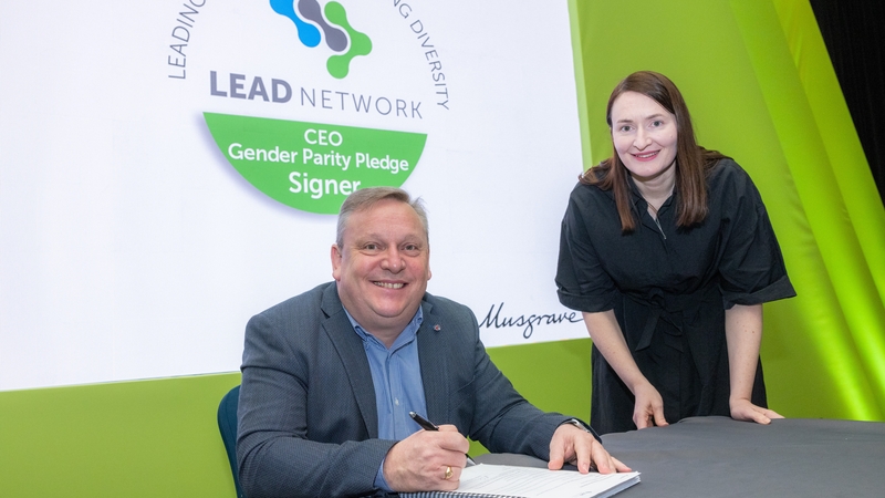 Musgrave CEO, Noel Keeley, signed the LEAD Network CEO Pledge at the annual Musgrave management conference.