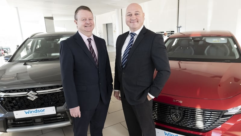 Peter Nicholson, Managing Director of Windsor and Michael Kerslake, Managing Director of Agnelli Motor Park