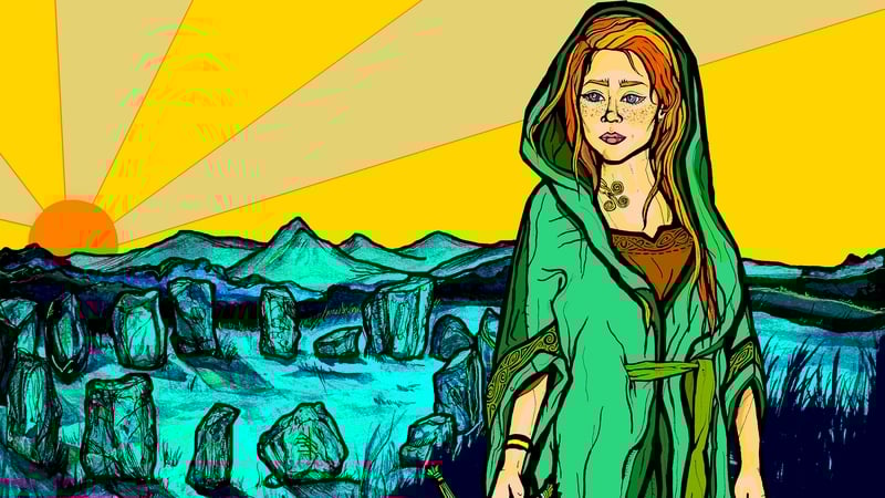 St Brigid by Lizzy Madden. Courtesy of Herstory.