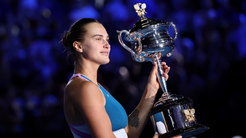 Sabalenka became a grand slam champion in January