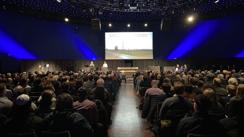 The event was held at the Mansion House in Dublin on International Holocaust Memorial Day