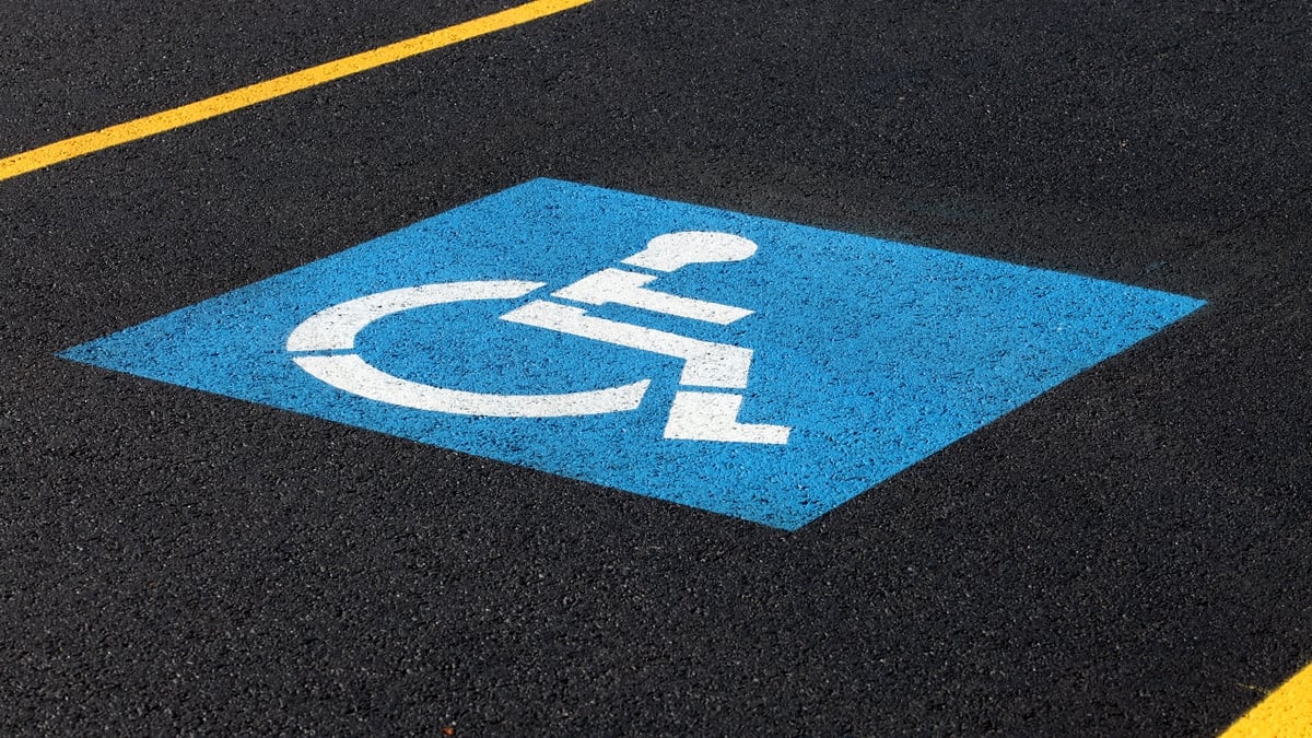 Disabled parking spaces