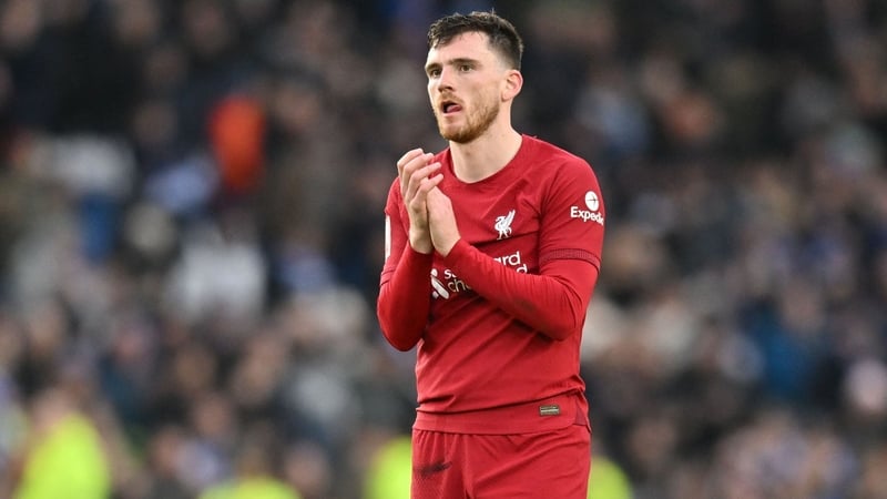 Andy Robertson and his Liverpool team-mates face Wolves in the Premier League on Saturday