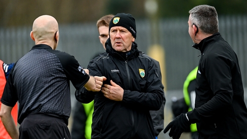 "The ball was a yard or more wide. I was standing beside the linesman and he said it was wide"