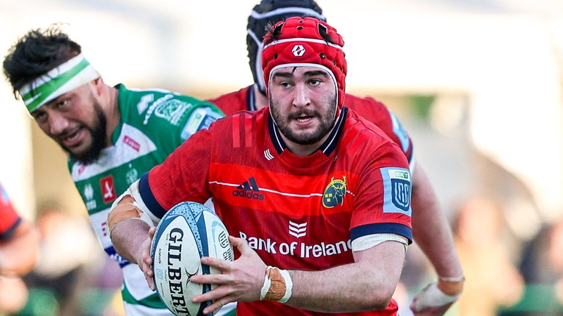 John Hodnett starred for Munster in their bonus-point win away to Benetton