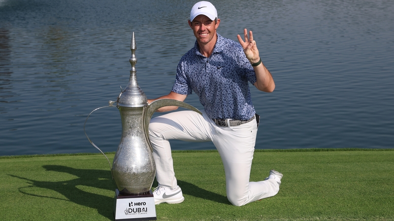 Rory McIlroy won the Dubai Desert Classic previously in 2009 and 2015