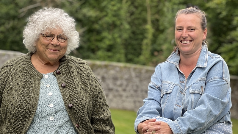 Miriam Margolyes and Lynn Ruane