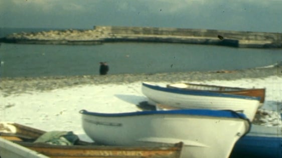 Greystones harbour, County Wicklow in 1978.