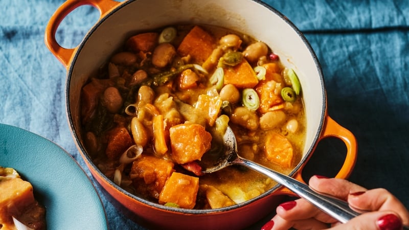 A veg-packed weeknight dinner that's ready in less than half an hour.