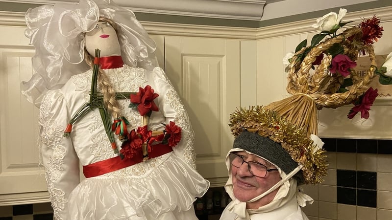 The 'brídeog' doll which the Biddy carries with them