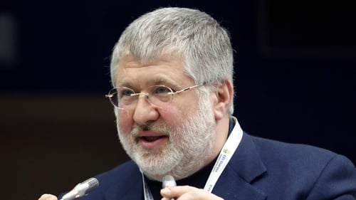 Ihor Kolomoiskiy has been at the centre of corruption allegations that Western donors have said must be resolved for Kyiv to win aid (File pic)