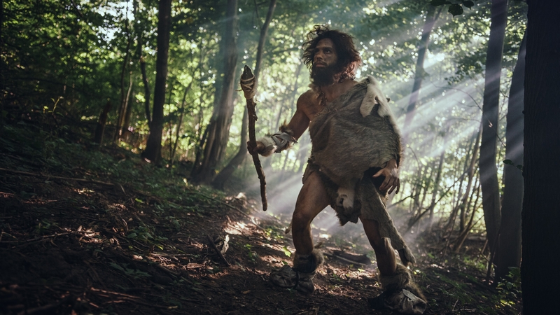 (File image shows artist's impression of a Neanderthal)