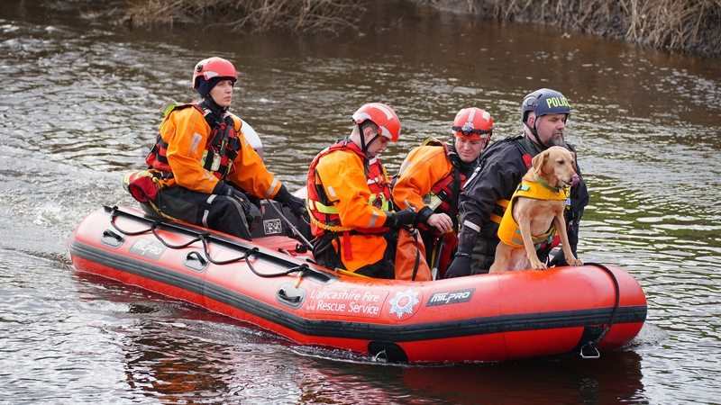 Specialist teams are searching the River Wyre for Nicola Bulley
