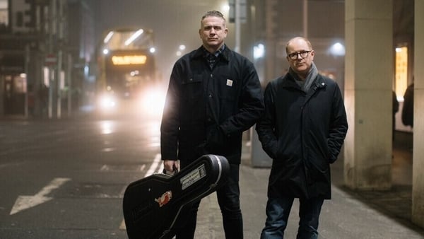 Damien Dempsey and Conor McPherson (Pic: Richard Gilligan)
