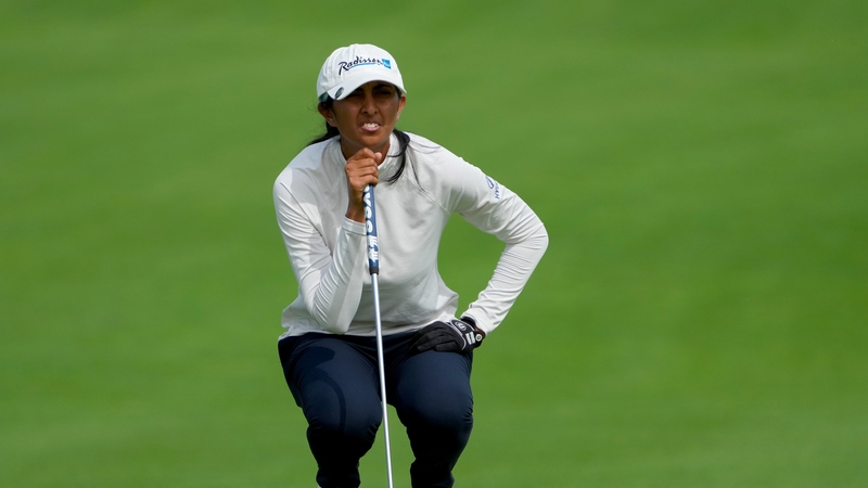 Aditi Ashok will take a four-stroke lead into round two