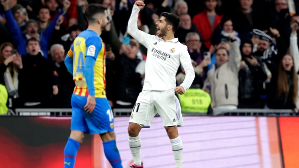Marco Asensio opened the scoring for Madrid