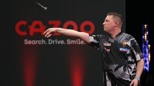 Chris Dobey landed two treble 20s followed by double top for victory