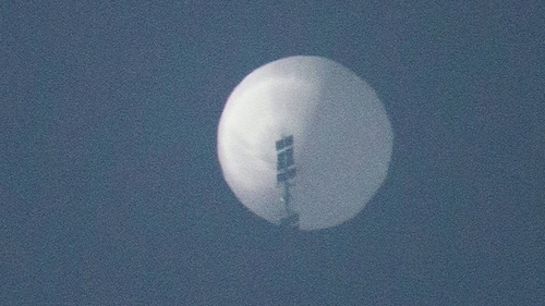 Video purporting to show the Chinese balloon was filmed in Montana (Credit: Chase Doak)