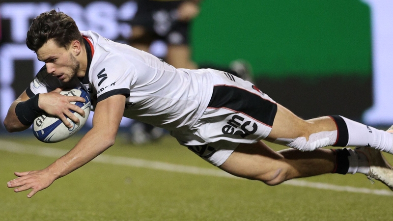 Former France Sevens player Ethan Dumortier starts on the left wing in Rome