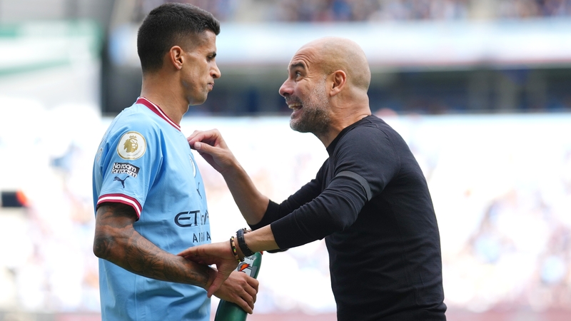Guardiola expressed uncertainty about Cancelo's City future given the existence of a Bayern option to buy the player this summer