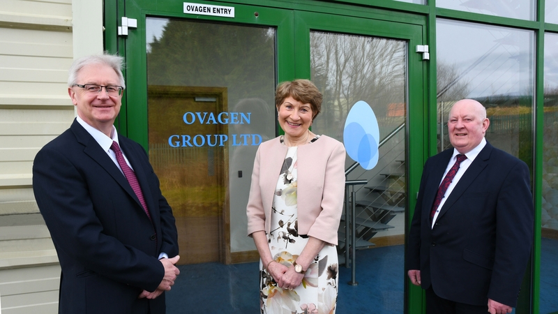 Dr Martin Murphy, Ovagen Project Director, Dr Catherine Caulfield, co-founder and CEO and Dr Leonard Moran co-founder and chairman of the Mayo-based company
