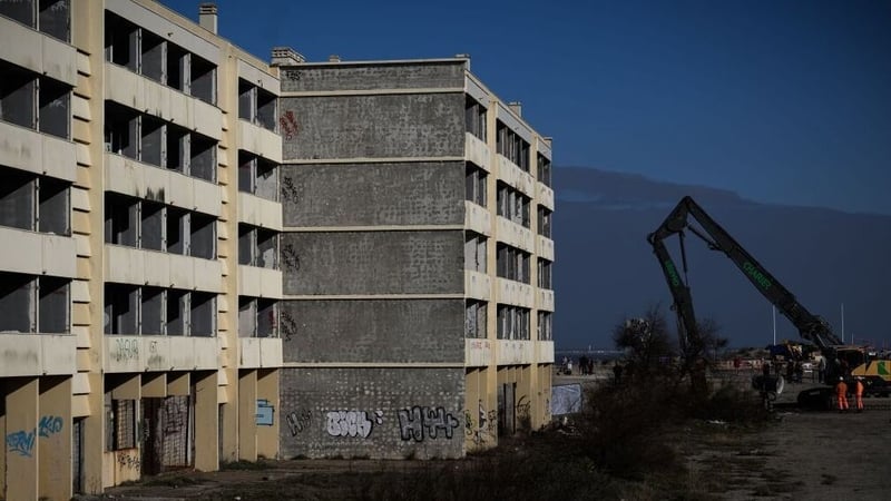 The block of flats in Soulac-sur-Mer was evacuated in 2014