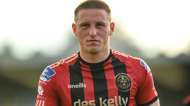 Dan Casey in action for Bohemians in 2020