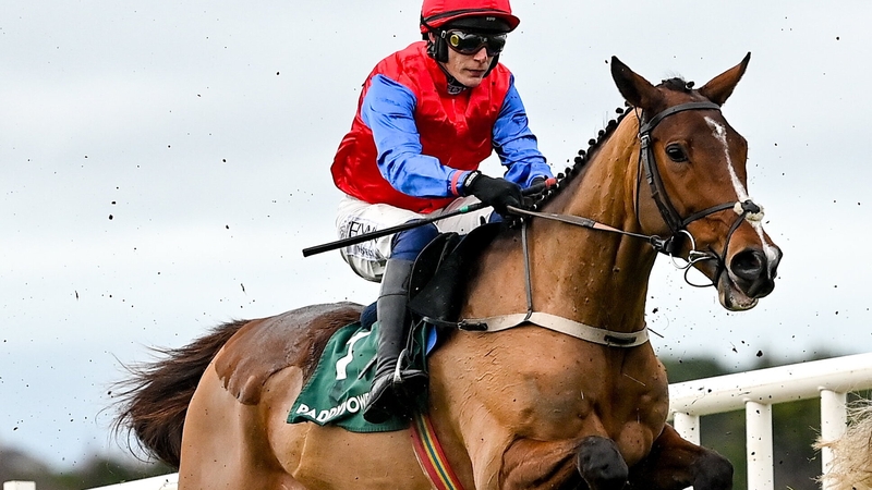 Facile Vega and Paul Townend winning the Champions Novice Hurdle at the Leopardstown Christmas Festival