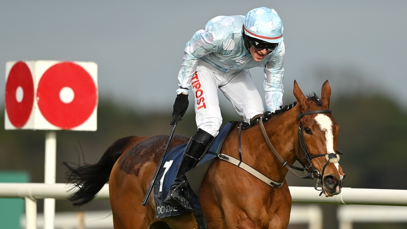 Gala Marceau and Danny Mullins cross the line