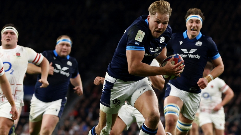 Duhan van der Merwe scored two brilliant tries