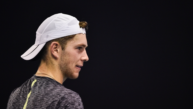 Simon Carr was in doubles action