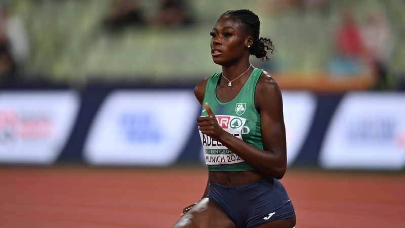 It continues a remarkable start to the 2023 season for Adeleke, who had only last month broken her own Irish 200m indoor record with a world-leading time of 22.52