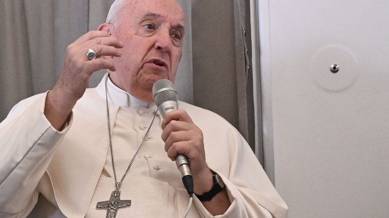 Pope Francis made further comments in support of LGBT+ people after the peace mission