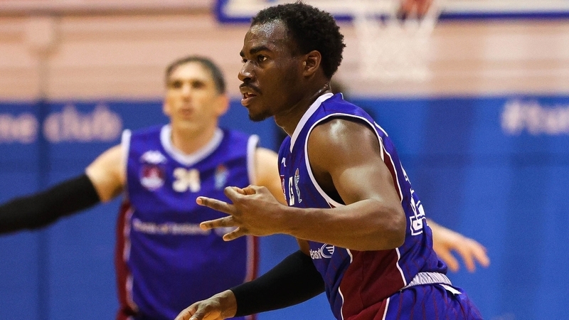 University of Galway Maree's Jarett Haines celebrates a score