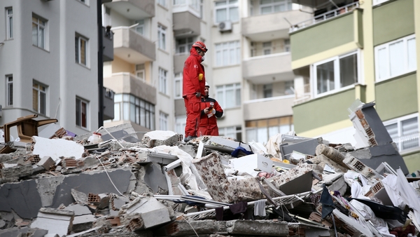 Search efforts continue at a collapsed 14-storey-building in Adana
